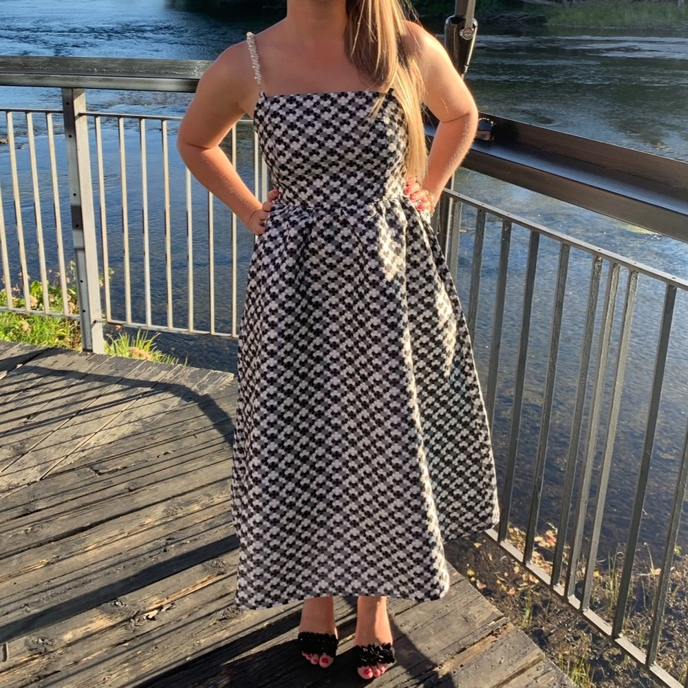 Special occasion pearl strap dress. French vibes. One strap needs repair.